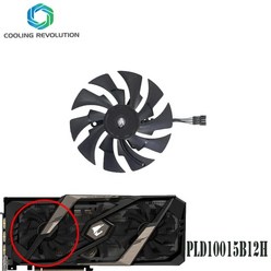 기가바이트 AORUS 지포스 RTX 2060 2070 슈퍼 2080 2080Ti XTREME 냉각 팬용 그래픽 카드 팬 PLD10015B12H 95mm, 1.Left fan