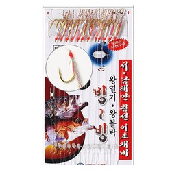 백경 BK-314 왕열기 볼락 12본 서남해안 침선어초채비, 18-8-5, 1개