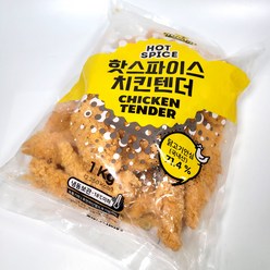 푸드올마켓_코다노 핫스파이스 치킨텐더 1kg /냉동, 1개