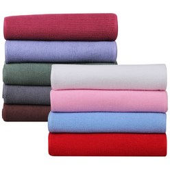 수건1번지 국산미용60 10매 피부샵수건 스팀타올 얇은 수건, 빨강