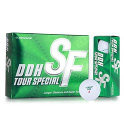 던롭 던롭 NEW DDH SF 골프볼 화이트/옐로우12구, [화이트], 1개, 12개