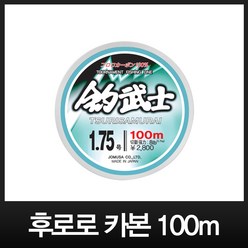 바이온 조무사 후로로카본 목줄(100M), 4.0호, 1개입