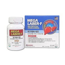 메가래버F 밀크씨슬 추출물 비타민 미네날 보충제 180캡슐(3달분) 미국직수입, 1세트, 180캡슐(3개월분)