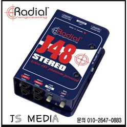 RADIAL J48stereo / 액티브 스테레오 다이렉트 박스