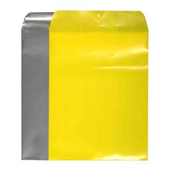 비닐 서류 봉투 노랑 회색 색상 랜덤 1장 똑딱이형 A4 비닐봉지 오피스용 심플한 무지봉투 우편 쇼핑몰