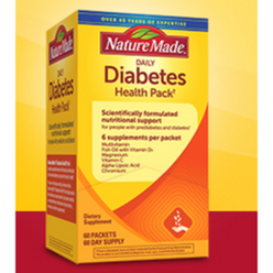 nature made diabetes health pack (60pack) 네이쳐메이드 당뇨복합영양제 (60일 팩)