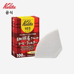 로프트샵 칼리타 카페의 커피 필터102 100p-화이트, 단품, 1박스