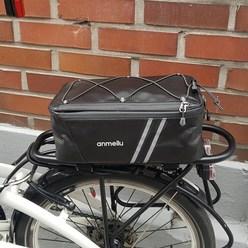 자전거 짐받이가방 (소형) 출퇴근 자전거가방, 1개