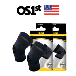 [OS1st] 오에스퍼스트 미국 특허 무릎 관절 보호대 KS7 2개구성, 블랙2개, 2개