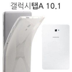 더조은셀러 탭A 10.1 젤리 케이스 T585 T580, 그레이