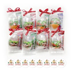 베이빈 크리스마스 달걀 블럭 구디백 완포장, 8세트, 혼합색상