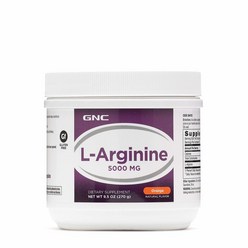 GNC (미국직배) 엘아르기닌 파우더 5000mg L-Arginine - Orange, 1개, 270g