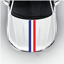 Pesonalized BMW 컬러 자동차 스티커 독일 이탈리아 프랑스 러시아 국기 차체 비닐 데칼 스타일링, [04] 빨간, [01] 30x15cm