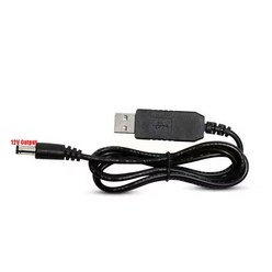 DC 5.5x2.1mm 전력 부스트 라인 USB 5V에 대한 USB는 DC 9V / 12V 스텝 업 모듈 USB 컨버터 어댑터 케이블 5.5x2.1mm입니다., 5V ~ 12V