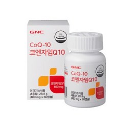 GNC [GNC][AK백화점] 코엔자임큐텐100mg(60캡슐), 선택완료, 단품없음