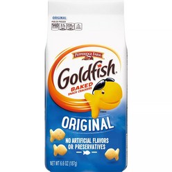 [미국직배송]페퍼리지팜 골드 피쉬 오리지널 187g Goldfish Original Crackers, 1개