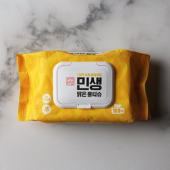 이마트24 민생 맑은물티슈 100매(캡형), 1개