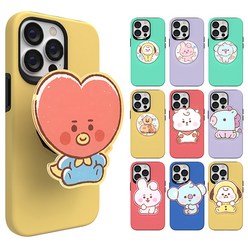 갤럭시 S10 5G BT21 베이비스케치 아크릴 톡 케이스 알제이 쿠키 치미 타타