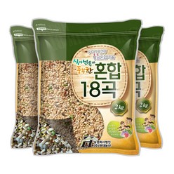 현대농산 균형 혼합 18곡 6kg (2kgX3봉), 3개, 2kg