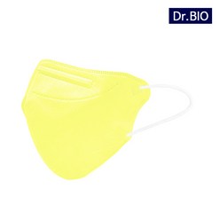 닥터바이오 국산 밀착형 디자인 2D 새부리형 컬러 마스크 35매, 5개, 노란색, 7매