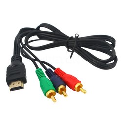 3RCA HDMI TO RCA 컴포넌트 케이블 to hdmi케이블 1M