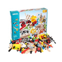 Brio Builder - 빌더 크리에이티브 세트 - 271 피스 건설 세트 STEM 장난감 교구 나무 및 플라스틱 조각 포함 3세 이상 아동용 (34589)