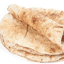 터키 라바쉬 피타(터키난Naan) 7인치 화덕 씬피자 도우 Khobez Arab Bread, 54g, 16개