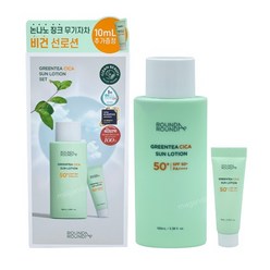 라운드어라운드 그린티 시카 선로션 증정기획 100ml+10ml 무기자차, 100ml