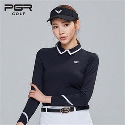 PGR 골프 여성 긴팔 카라 티셔츠 GT-4216 여자 골프복 골프웨어