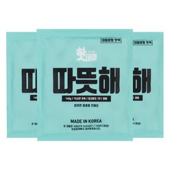 핫데이핫팩 대용량형 140g X 30매, 단품