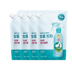 온더바디 발을씻자 코튼풋샴푸 레몬향 리필 500ml, 4개, 1개입