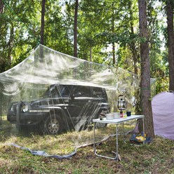 국내산 사각 모기장 국방색 (차량용) 캠핑 특대형