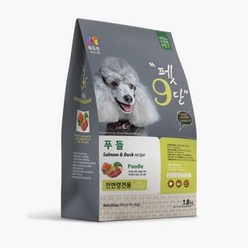 목우촌 전연령 전연령용 펫9단 푸들 전용사료 기능성 사료, 푸들전용, 1.8kg, 1개