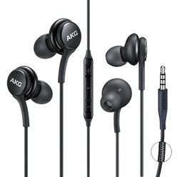 삼성 AKG 이어폰 유선 이어폰 스마트폰 갤럭시 S8 S9 S10 노트8 노트9 음질좋은 마이크 감성다락파우치, 삼성 AKG 동글단자 Gray (감성다락파우치)