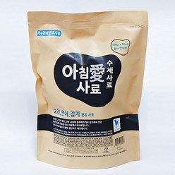 아침애사료 수제사료 오리 연어 감자 1kg 습식사료, 1개