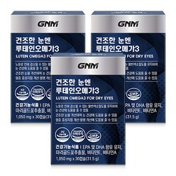 GNM자연의품격 루테인 오메가3, 30정, 3개