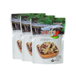 바다샘 매콤바삭 고추부각 40g, 3개