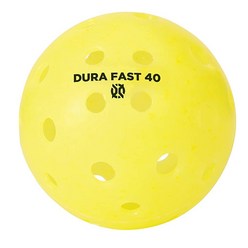 Dura Fast 피클볼 40개 | 야외 피클볼 공 | 옐로우 | 12개 팩 | 토너먼트 플레이를 위한 USAPA 승인 및 승인