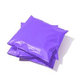 [바이닐] 강력 접착 다양한 색상 택배봉투 (검정 은색 핑크 보라), 100매입