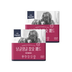 냥글댕글 미끄럼 방지 논슬립 국산 참숯 애견 배변패드, 40매, 40매