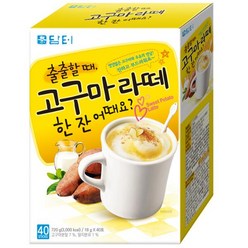 MIK 담터 고구마라떼 40T, 40개, 18g, 단일옵션, 40개