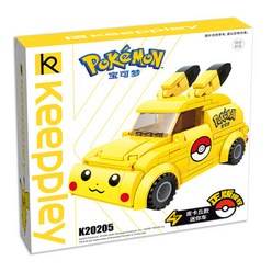 KEEPPLEY 포켓몬스터 피카츄 자동차 블럭 장난감 선물