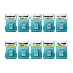 리스테린 포켓 팩 브레스 스트립 쿨 민트 24 Listerine 10개