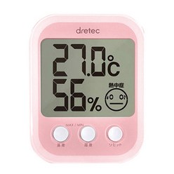 드레텍 디지털 온습도계 O-251, O-251PK(2타입 핑크), 1개