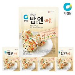 청정원 맛있는밥&엔해물 밥에뿌려먹는 후리가케 24g, 5개