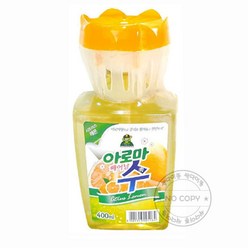 아로마 빼어날 수 방향제 레몬향 400ml 실내용 화장실 사무실 신발장, 단품, 1개