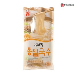 국내산 우리밀 통밀국수 농협, 500g, 3개