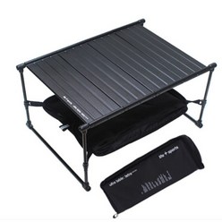 라이프스포츠 테트타 접이식 경량 캠핑 롤 테이블 휴대용 가벼운 낚시 폴딩 탁자 580g 미니 선반