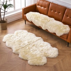 양털 러그 천연 양모 호주산 침대 소파 카페트