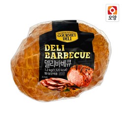 [퀴클리몰] 단백질 가득한 사조오양 델리바베큐 햄, 1.2kg, 1개